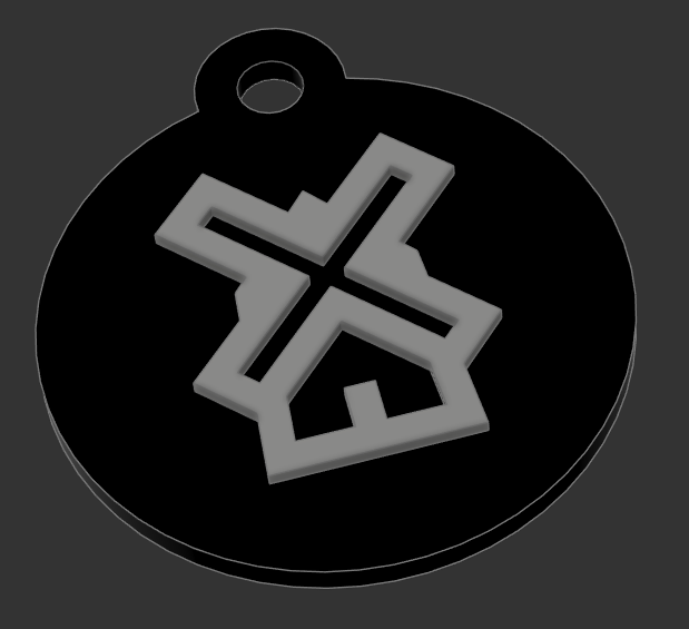 Kör alapú egyedi kulcstartó