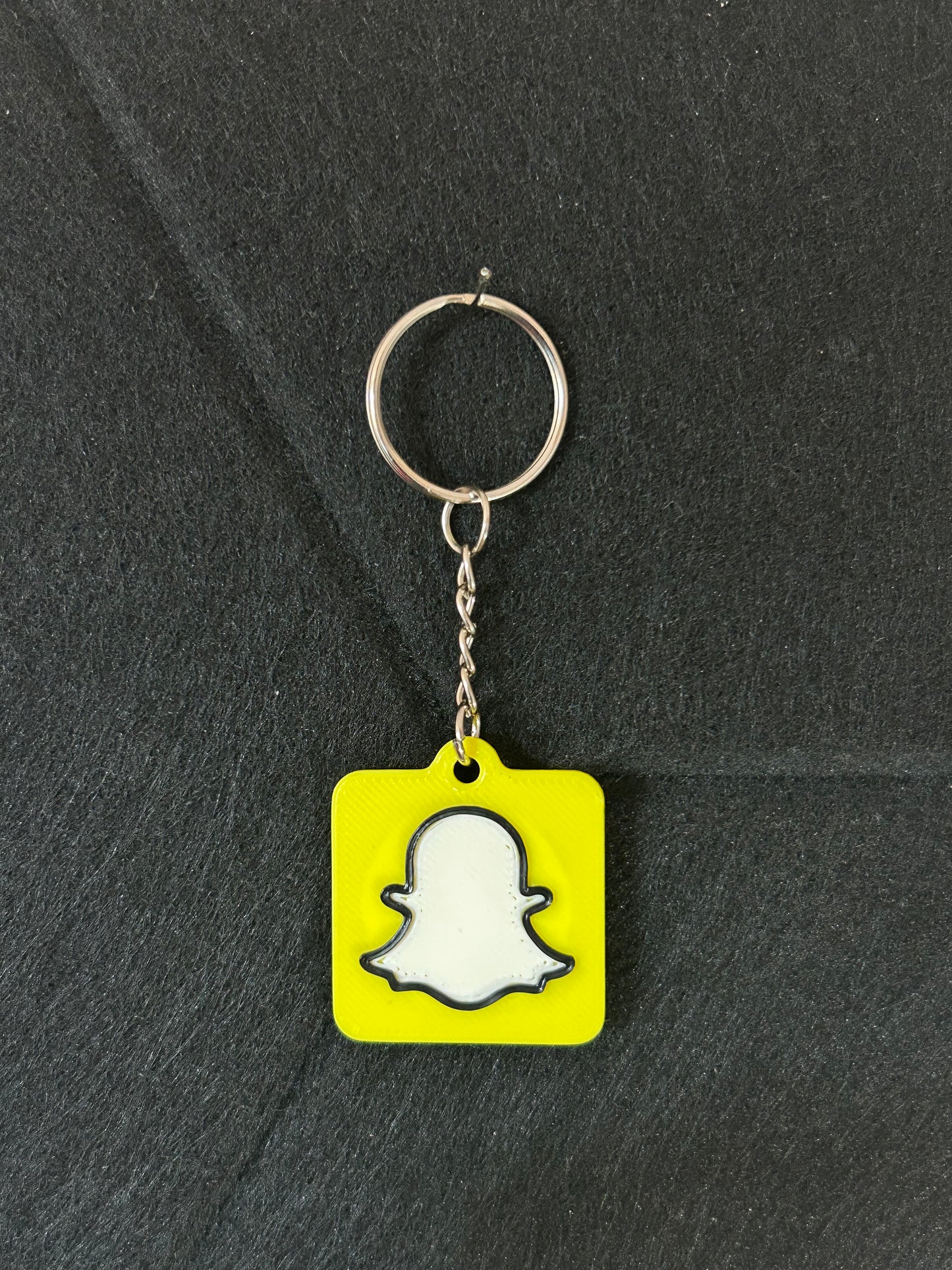Snapchat kulcstartó