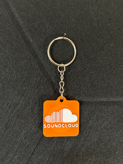 Soundcloud kulcstartó