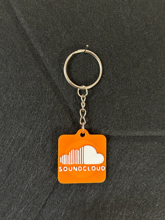 Soundcloud kulcstartó