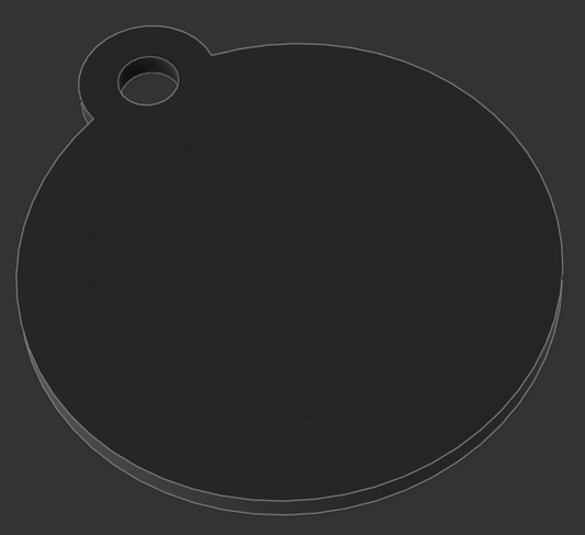 Kör alapú egyedi kulcstartó